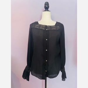 Anthropologie I.E. silk blouse